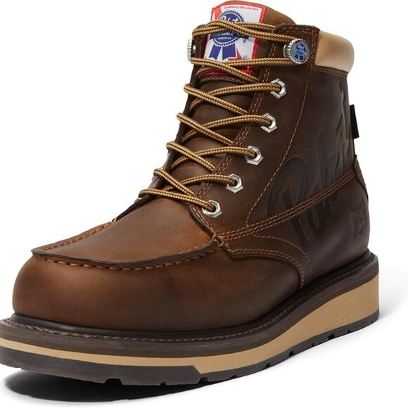 Timberland PRO Men's 6" PBR Pabst Gridworks Soft Toe Waterproof Boot - Picture 3 of 11